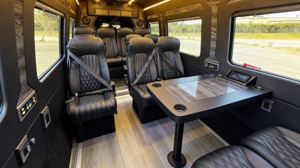 indianapolis 12 passenger sprinter van interior