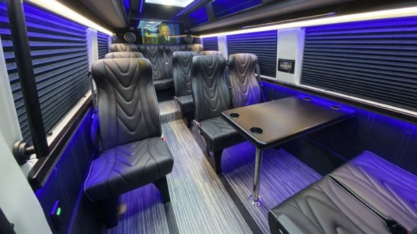 indianapolis 18 passenger sprinter van interior